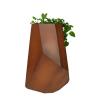 Buy cheap Indoor And Outdoor Metal Geometric Planter Corten Steel Hexagonal Flower Pot from wholesalers
