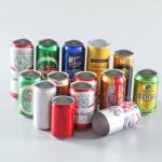 Standard Sleek Slim Stubby Custom Printed Aluminum Beer Cans 211mm Dia