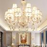 Buy cheap White crystal chandeliers for dining rooms with Flower lampshade (WH-CY-62) from wholesalers