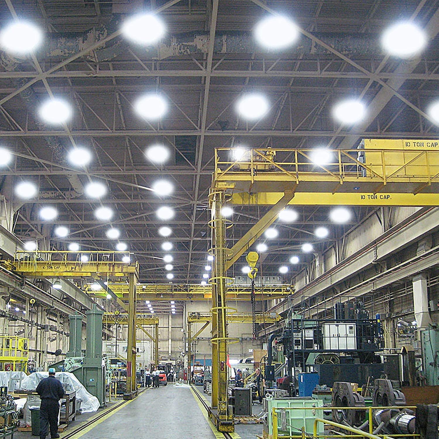 100W 150W 200W Ip65 Ra80 Waterproof Industrial Led High Bay Lighting