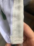 White Headband Double Stitch 30x50cm Hand Waver Flags