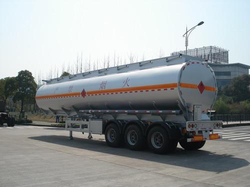 Quality 3x12T BPW axle 46000L Aluminum Alloy Petroleum Mobile Fuel Tank Trailer for sale