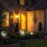 Buy cheap Metal IP65 Waterproof Solar Moon Garden Light from wholesalers