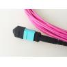 Buy cheap OM4 8F Fiber Optic Patch Cord MPO SC Fiber Optic Fanout Cable from wholesalers