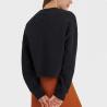 Buy cheap Black Pullover Workout Running Women Yoga Tops Cropped Hoodies from wholesalers