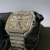 Buy cheap Top Brand Moissanite Watch Datejust Iced Out Arabic Watches 3EX product