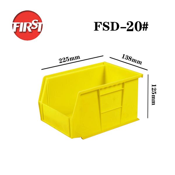 10x10 15 X 15 13x13 Plastic Storage Bins Plastic Stackable Hang Storage Bin Warehouse Tool Parts