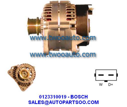 Buy cheap 0123310019 0123310024 - BOSCH Alternator 12V 70A Alternadores from wholesalers