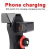 Buy cheap FCC 360D Waterproof Heavy Duty Motorcycle Phone Mount , USB ABS Telescopic Phone Holder from wholesalers