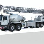 120m3/H 1540mm Height Concrete Boom Truck HB37V 5 Section 228KW