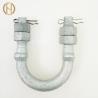 Buy cheap Silver Color Pole Accessories U Type Bolts For Tower Fasteners Tower Fittings from wholesalers