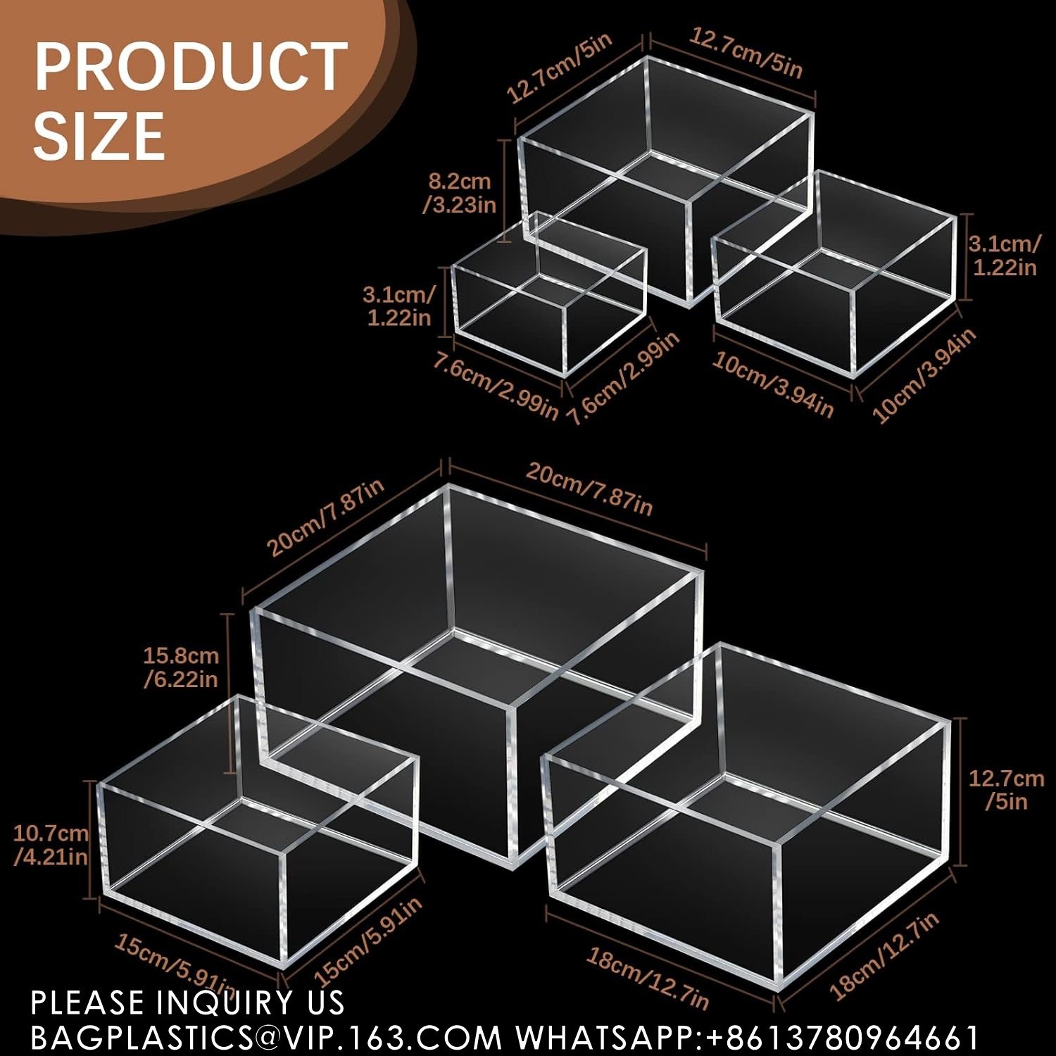 Acrylic Risers For Display Acrylic Cube Boxes Acrylic Risers Display Stands Acrylic Decorative Stand