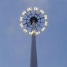 Buy cheap Insert Mode Connection Round Flood Light Poles Hot Dip Galvanized with HPS from wholesalers