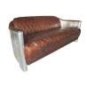 Buy cheap 1-2-3 Seater Diamond Vintage Aviator PU Leather Sofa from wholesalers