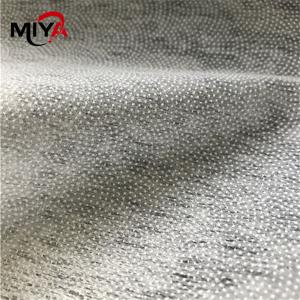 Wholesale 25gsm Flower Mesh PES Single Dot Non Woven Fusible Interlining from china suppliers