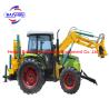 Buy cheap High efficient tractor mounted pole erection post hole digger for drilling purpose from wholesalers