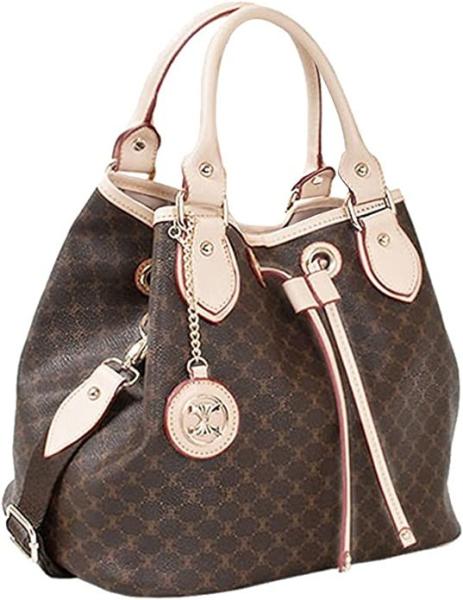 Buy cheap Leather Accents Twist Lock Luxury Brand Handbags For Neverfull GM MM from wholesalers