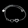 Buy cheap Fashion Design 925 Silver Jewelry Cubic Zirconia Bracelet With Heart from wholesalers