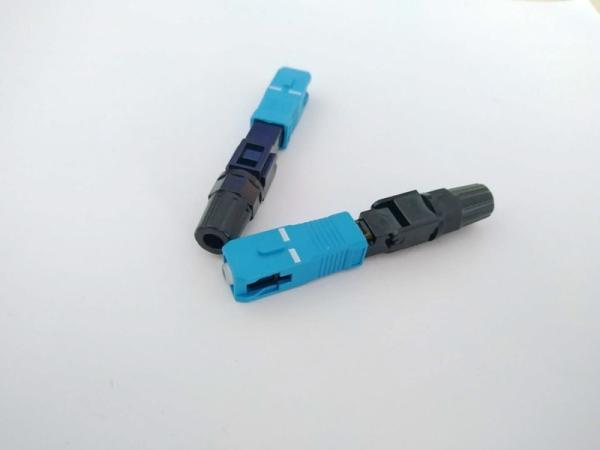 Buy cheap SC / UPC 60mm Fiber Fast Connector , Small Fast Connector Easy Installation from wholesalers