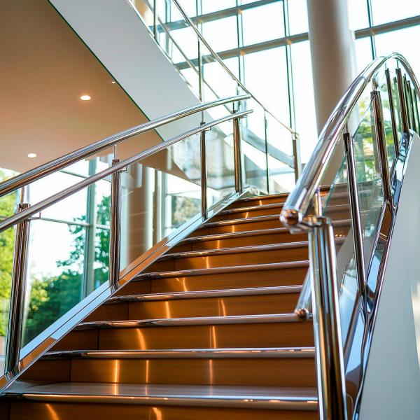 Buy cheap High-Performance Stainless Steel Handrails with Crystal Accents for Glass Railing Systems from wholesalers