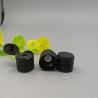 Buy cheap Matt Black Plastic Screw Disc Top Flip Cap 24/410 Silicone Valve 9.5mm from wholesalers