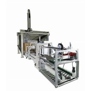 Buy cheap 40 Cartons / Min Box Stacking Machine Automatic Strapping Machine from wholesalers