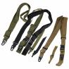 Buy cheap 3 Point Tactical Gun Sling , Military Airsoft Adjustable Bungee Gun Strap from wholesalers
