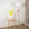 Buy cheap Home Lighting Fabric Lamp Shade Wooden Standing chinese floor lamp（WH-WFL-11) from wholesalers