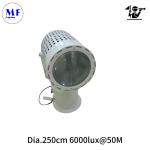 350° 300W/400W/500W/600W IP66 Ra70 LED Search And Rescue Light 5000lm/w For