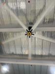 2.5 Meters Commercial Ceiling Fans For Restaurants PMSM 8 Foot Diameter Ceiling