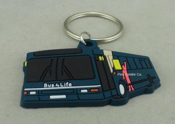 Buy cheap Custom Soft PVC Keychain , Promotional 2D Custom Rubber Keychains from wholesalers