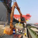 Grab Volume 3m3 52 Ton Material Handling Excavator For Port