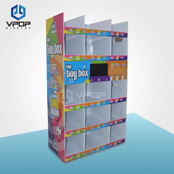 Buy cheap Glass Cup Portable Cardboard POS Displays Colourful Recycled Saving Power from wholesalers