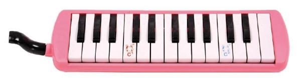 Children/Kids toy OEM Colorful 25 key Melodica with quality leather box-AGME25A
