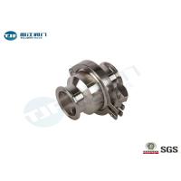 Buy cheap AISI 316 L Stainless Steel Sanitary Valves , Viton Seat Tri Clamp Valve product