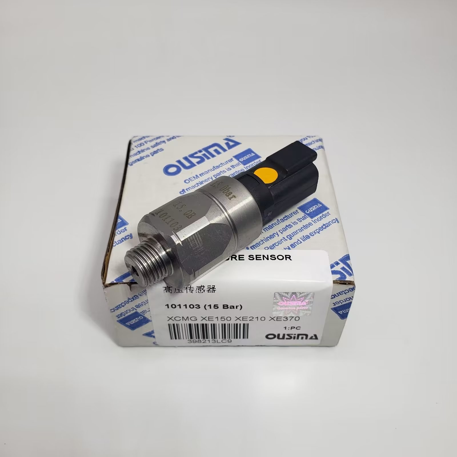 High Pressure Sensor 101103 15 Bar For XCMG XE150 XE210 XE370