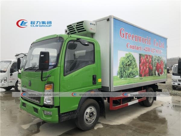 Buy cheap SINOTRUK HOWO Refrigerated Van Truck Thermo King Refrigerator Unit Meat Fish Vegetable Fruit Transport Truck from wholesalers