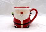 Food Safe 3D Ceramic Mug Hand Painted 14 OZ Christmas Children Gifts Dolomite