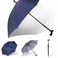 Buy cheap Metal Frame Walking Stick Umbrella Printing Heat Transfer product