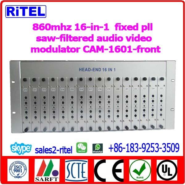 Buy cheap 860mhz 16-in-1 fixed pll saw-filtered audio video modulator CAM-1601 from wholesalers