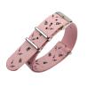 Buy cheap Floral Prints 18mm Nylon Strap Watch Bands Pink Color For Lady Watch from wholesalers