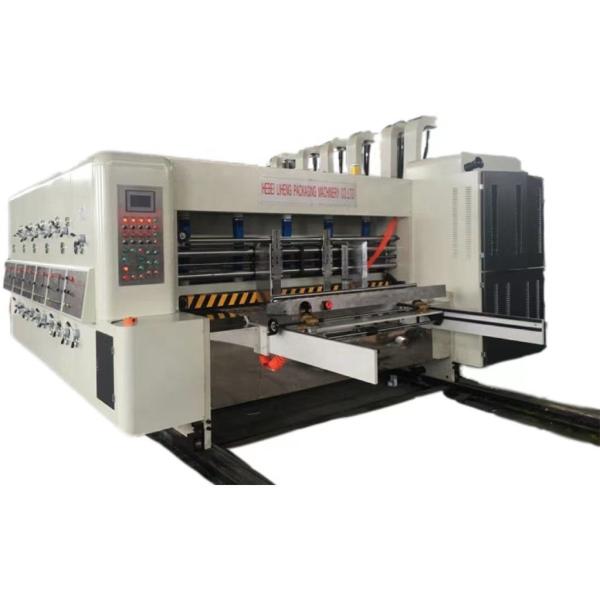 Buy cheap Corrugated Carton Boxes Flexo Printing Die-cut Machine with Economic Speed 180pcs/min from wholesalers