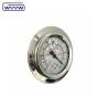 Buy cheap Impact Resistance Precise 150 Psi Hydraulic Pressure Gauge Oil 400 Bar With Front Flange from wholesalers