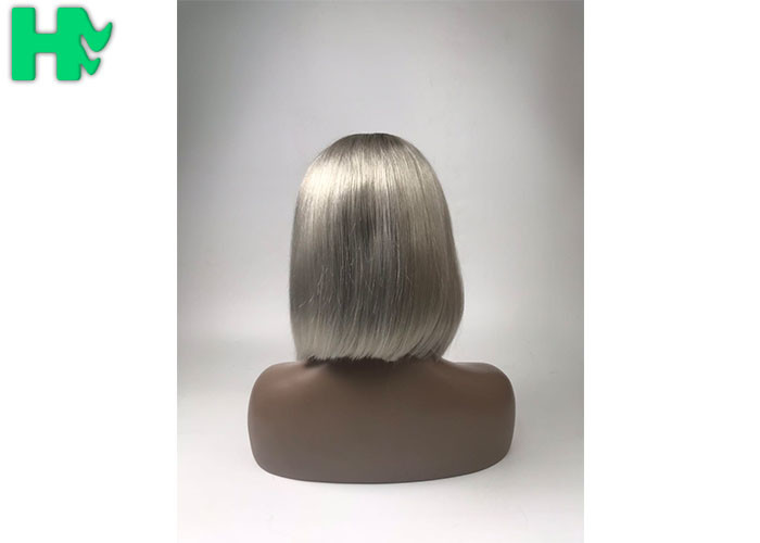 Remy Human Hair Bob Wig Short Bob Straight With 12 Inch Length 200g