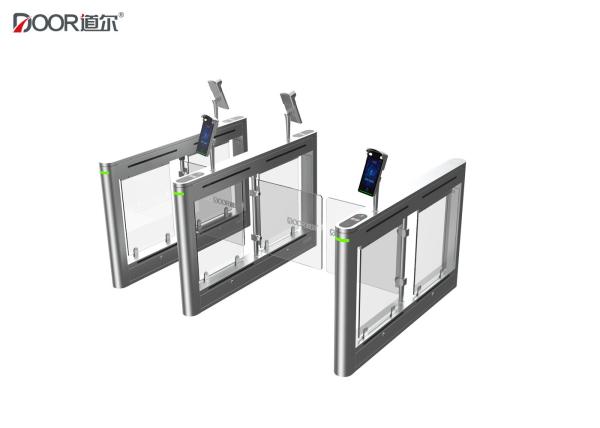 Buy cheap Steel Laser Cutting Pedestrian Turnstile Gate With Facial Recognition Dry Contact from wholesalers