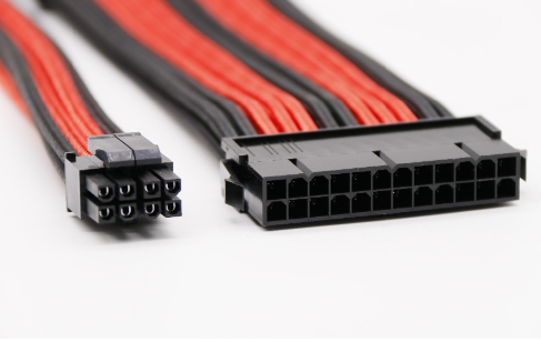 A complete set of ATX Motherboard Power extension Cable 18AWG 30CM Computer Cable