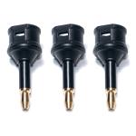 Factory Outlet Toslink Fiber Optic Audio Adapter 3.5mini Square extension Port