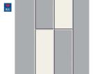 Anti Theft Waterproof Eco Wood Plastic Composite Doors
