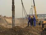 75W Electrical Vibroflot Machine Ground Improvement Foundation Construction