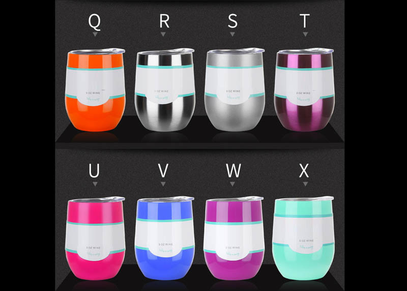 Durable Kitchen Household Items Red Wine U Shape Cup Egg Type Big Belly
